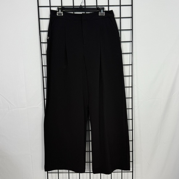 Figs Pro Isabel Scrub Pants Womens Large Black High Waisted Wide Leg W23WW2003 - Picture 1 of 12